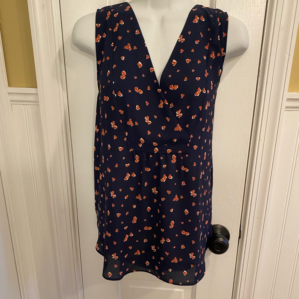 Heart print top